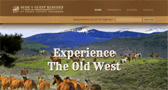 Desktop Screenshot of dude-ranch.com